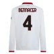 AC Milan Bennacer 4 Bortedrakt 2024-2025 L/S Fotballdrakter