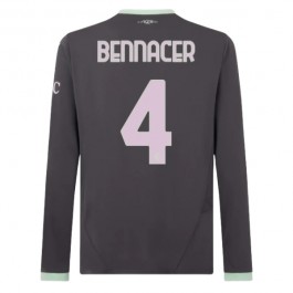 AC Milan Bennacer 4 Tredjedrakt 2024-2025 L/S Fotballdrakter