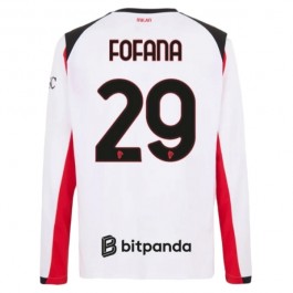 AC Milan Fofana 29 Bortedrakt 2025-2026 L/S Fotballdrakter