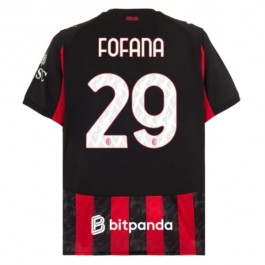 AC Milan Fofana 29 Hjemmedrakt 2025-2026 Fotballdrakter