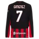 AC Milan Gimenez 7 Hjemmedrakt 2025-2026 L/S Fotballdrakter