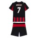 AC Milan Gimenez 7 Hjemmedrakt Barn 2025-2026 Fotballdrakter