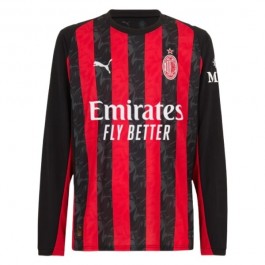AC Milan Hjemmedrakt 2025-2026 L/S Fotballdrakter