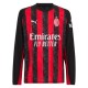AC Milan Hjemmedrakt 2025-2026 L/S Fotballdrakter
