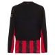 AC Milan Hjemmedrakt 2025-2026 L/S Fotballdrakter