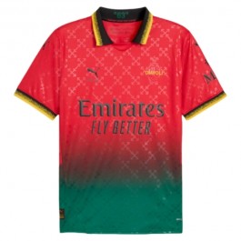 AC Milan Hjemmedrakt Off-White Red 2025-2026 Fotballdrakter