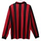 AC Milan Hjemmedrakt Retro 1988-1989 L/S Fotballdrakter