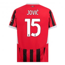 AC Milan Jović 15 Hjemmedrakt 2024-2025 Fotballdrakter