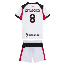 AC Milan Loftus-Cheek 8 Bortedrakt Barn 2025-2026 Fotballdrakter