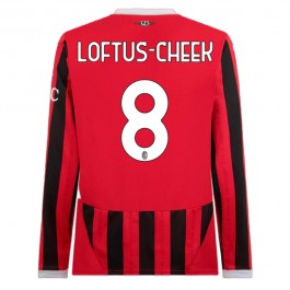 AC Milan Loftus-Cheek 8 Hjemmedrakt 2024-2025 L/S Fotballdrakter