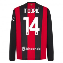 AC Milan Modrić 14 Hjemmedrakt 2026-2027 Langermet AC Milan Modrić 14 Hjemmedrakt 2026-2027 Langermet