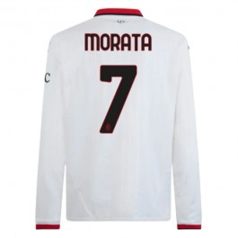 AC Milan Morata 7 Bortedrakt 2024-2025 L/S Fotballdrakter