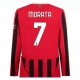 AC Milan Morata 7 Hjemmedrakt 2024-2025 L/S Fotballdrakter