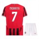 AC Milan Morata 7 Hjemmedrakt Barn 2024-2025 Fotballdrakter