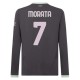 AC Milan Morata 7 Tredjedrakt 2024-2025 L/S Fotballdrakter