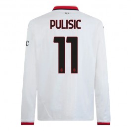 AC Milan Pulisic 11 Bortedrakt 2024-2025 L/S Fotballdrakter