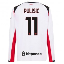 AC Milan Pulisic 11 Bortedrakt 2025-2026 L/S Fotballdrakter