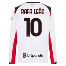 AC Milan Rafa Leão 10 Bortedrakt 2025-2026 L/S Fotballdrakter