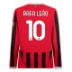 AC Milan Rafa Leão 10 Hjemmedrakt 2024-2025 L/S Fotballdrakter