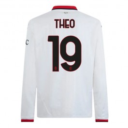 AC Milan Theo 19 Bortedrakt 2024-2025 L/S Fotballdrakter