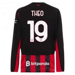 AC Milan Theo 19 Hjemmedrakt 2025-2026 L/S Fotballdrakter