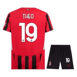 AC Milan Theo 19 Hjemmedrakt Barn 2024-2025 Fotballdrakter