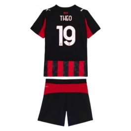AC Milan Theo 19 Hjemmedrakt Barn 2025-2026 Fotballdrakter