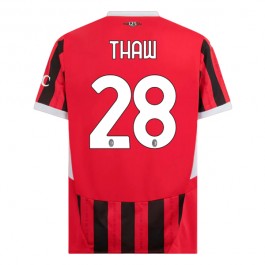 AC Milan Thiaw 28 Hjemmedrakt 2024-2025 Fotballdrakter