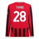 AC Milan Thiaw 28 Hjemmedrakt 2024-2025 L/S Fotballdrakter