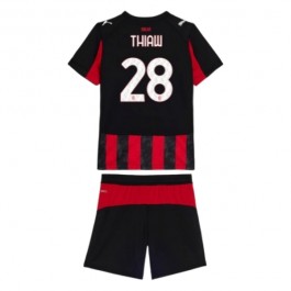 AC Milan Thiaw 28 Hjemmedrakt Barn 2025-2026 Fotballdrakter