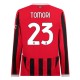 AC Milan Tomori 23 Hjemmedrakt 2024-2025 L/S Fotballdrakter