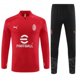 AC Milan Treningsdresser 2023-24 - 1-4 Zip Rød