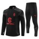 AC Milan Treningsdresser 2023-24 - 1-4 Zip Svart