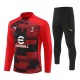 AC Milan Treningsdresser Barn 2024-25 - 1-4 Zip Rød
