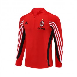 AC Milan Treningsgenser 2003-04 - 1-4 Zip Retro Rød