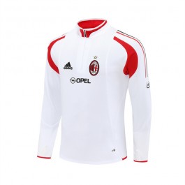 AC Milan Treningsgenser 2004-05 - 1-4 Zip Retro Hvit