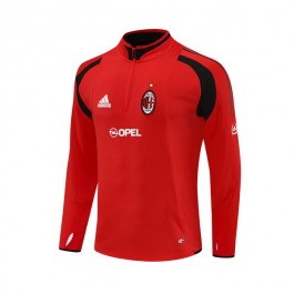 AC Milan Treningsgenser 2004-05 - 1-4 Zip Retro Rød