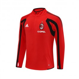 AC Milan Treningsgenser 2005-06 - 1-4 Zip Retro Rød