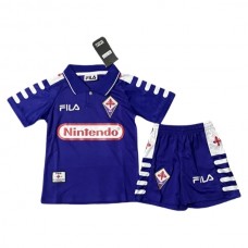 ACF Fiorentina Hjemmedrakt Barn Retro 1998-1999 Fotballdrakter