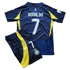Al Nassr FC Ronaldo 7 Bortedrakt Barn 2024-2025 Fotballdrakter