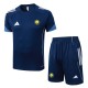 Al Nassr FC Trenings-T-skjortedress 2025-26 - Shorts Blå
