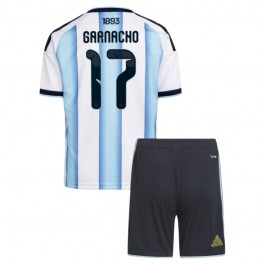 Argentina Garnacho 17 VM Hjemmedrakt Barn 2026
