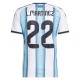 Argentina L.Martinez 22 VM Hjemmedrakt 2026