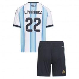 Argentina L.Martinez 22 VM Hjemmedrakt Barn 2026