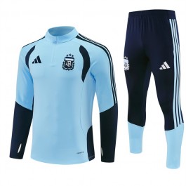 Argentina Tracksuit Barn 2026-27 - 1-4 Zip Blå