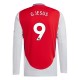 Arsenal G.Jesus 9 Hjemmedrakt 2024-2025 L/S Fotballdrakter