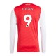 Arsenal G.Jesus 9 Hjemmedrakt 2025-2026 L/S Fotballdrakter
