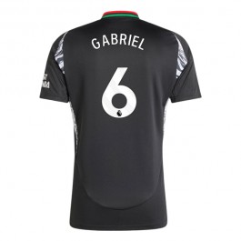Arsenal Gabriel 6 Bortedrakt 2024-2025 Fotballdrakter