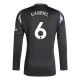 Arsenal Gabriel 6 Bortedrakt 2024-2025 L/S Fotballdrakter