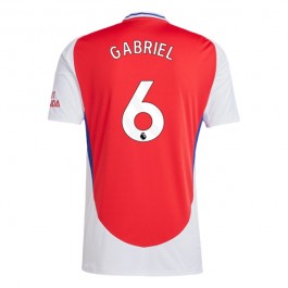 Arsenal Gabriel 6 Hjemmedrakt 2024-2025 Fotballdrakter